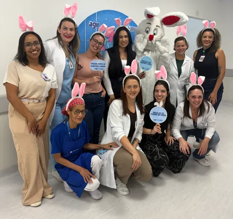 Ações de Páscoa reforçam cuidado humanizado no Hospital e Maternidade Municipal Santa Ana