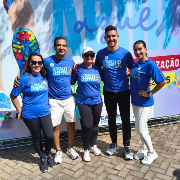 Prefeito Kauan Berto realiza Caminhada Abril Azul e reforça inclusão em Cajamar